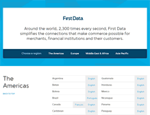 Tablet Screenshot of firstdata.com